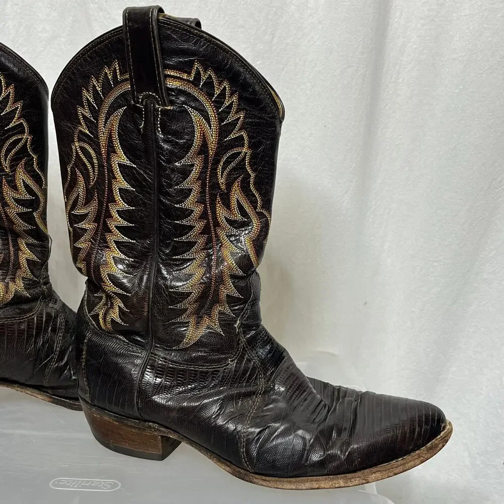 Tony Lama Men‎ Size 10 EE Cowboy Western Boots 2